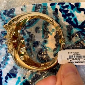 Lily Pulitzer Gold Bangle [Brand New With Tags]